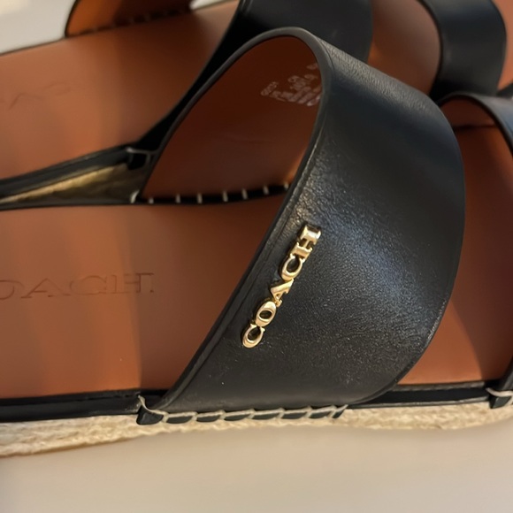 NWOT COACH PLATFORM SANDALS - Picture 2 of 7
